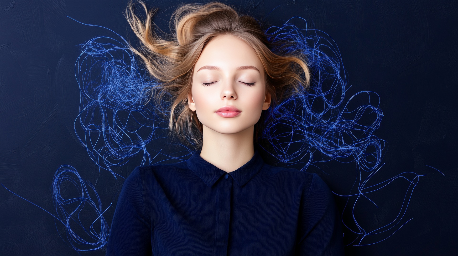 Junge Frau mit geschlossenen Augen entspannt | Elf Bar 800